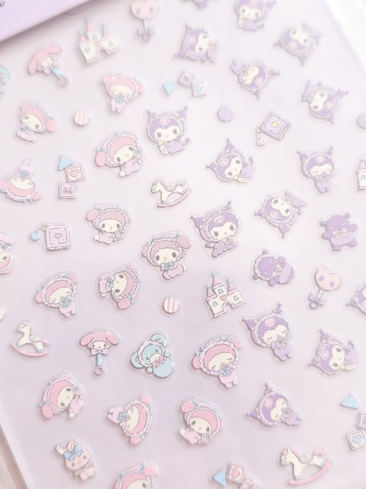 Baby Kuromi & My Melody - Nail Stickers