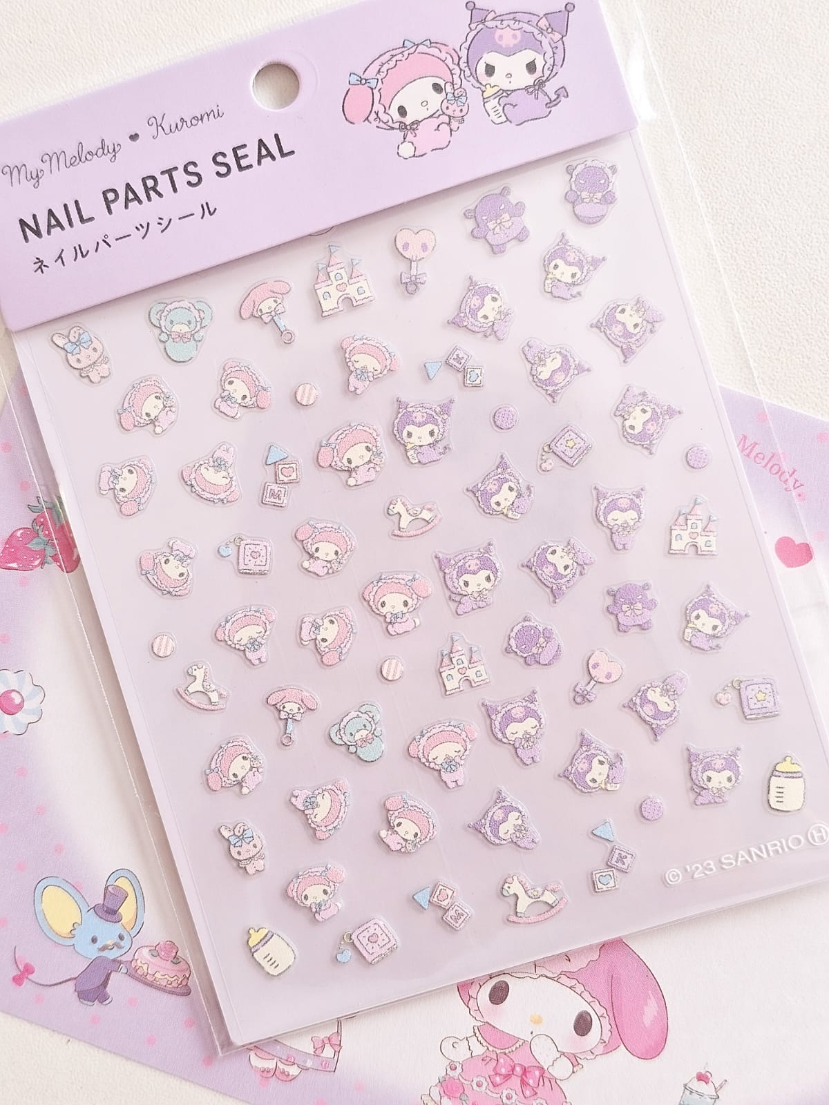 Baby Kuromi & My Melody - Nail Stickers