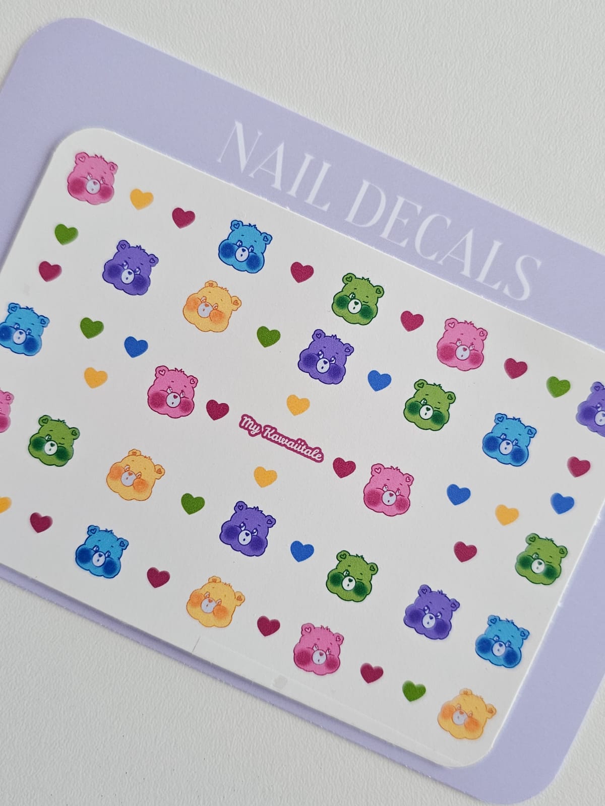 Care Bears Nail Decals