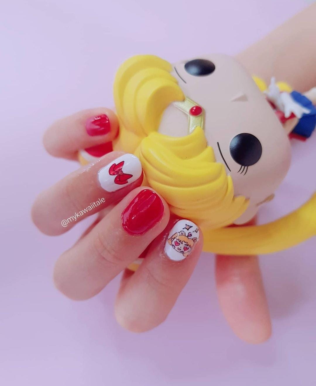 Kawaii Sailor Moon Nail Decals