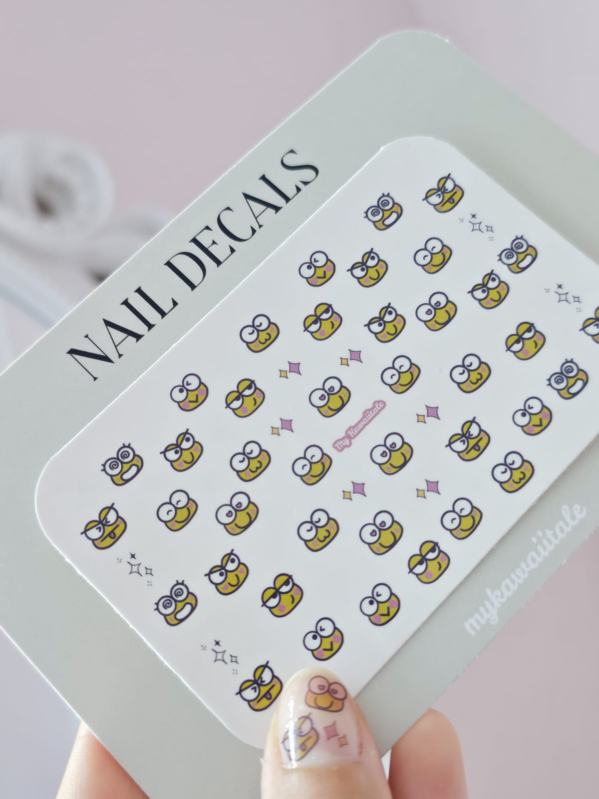 Keroppi Nail Decals