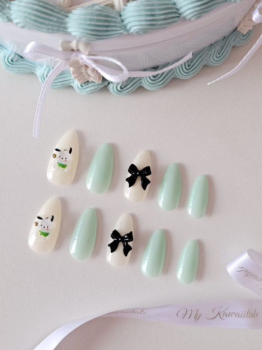 Pochacco Pistachio Set - Press on Nails