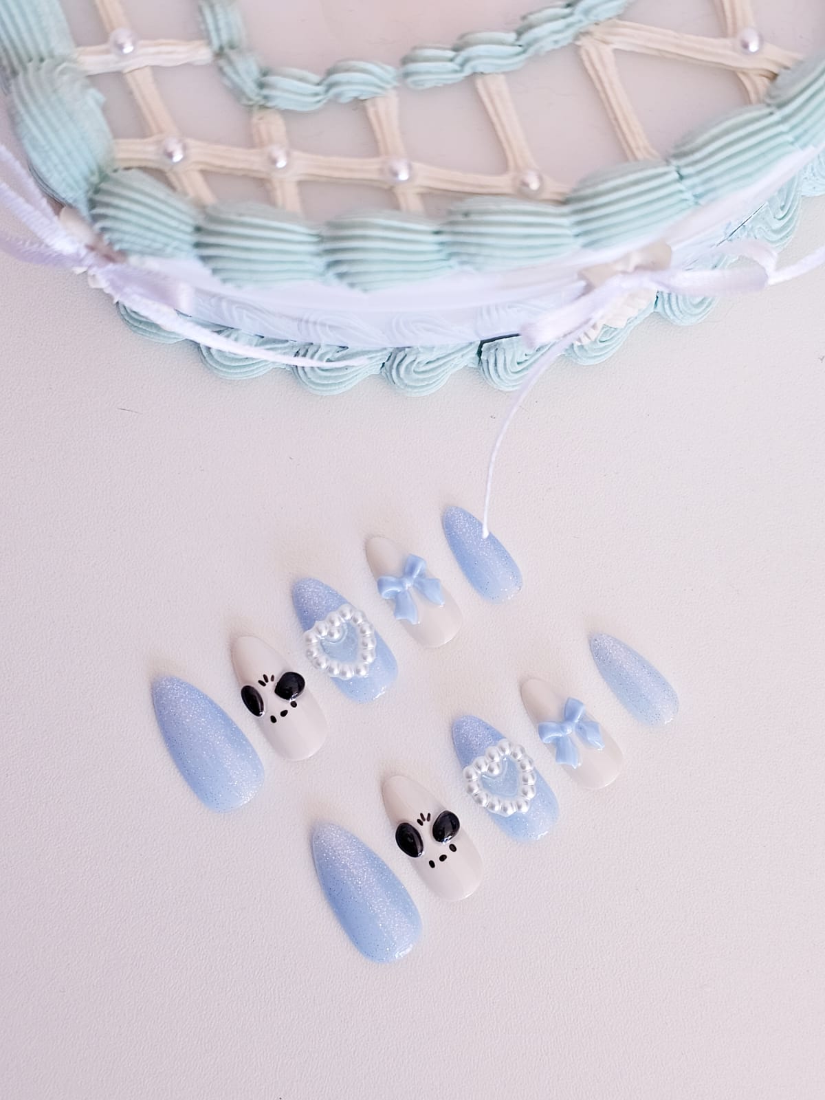 Baby Blue Pochacco Set - Press on Nails