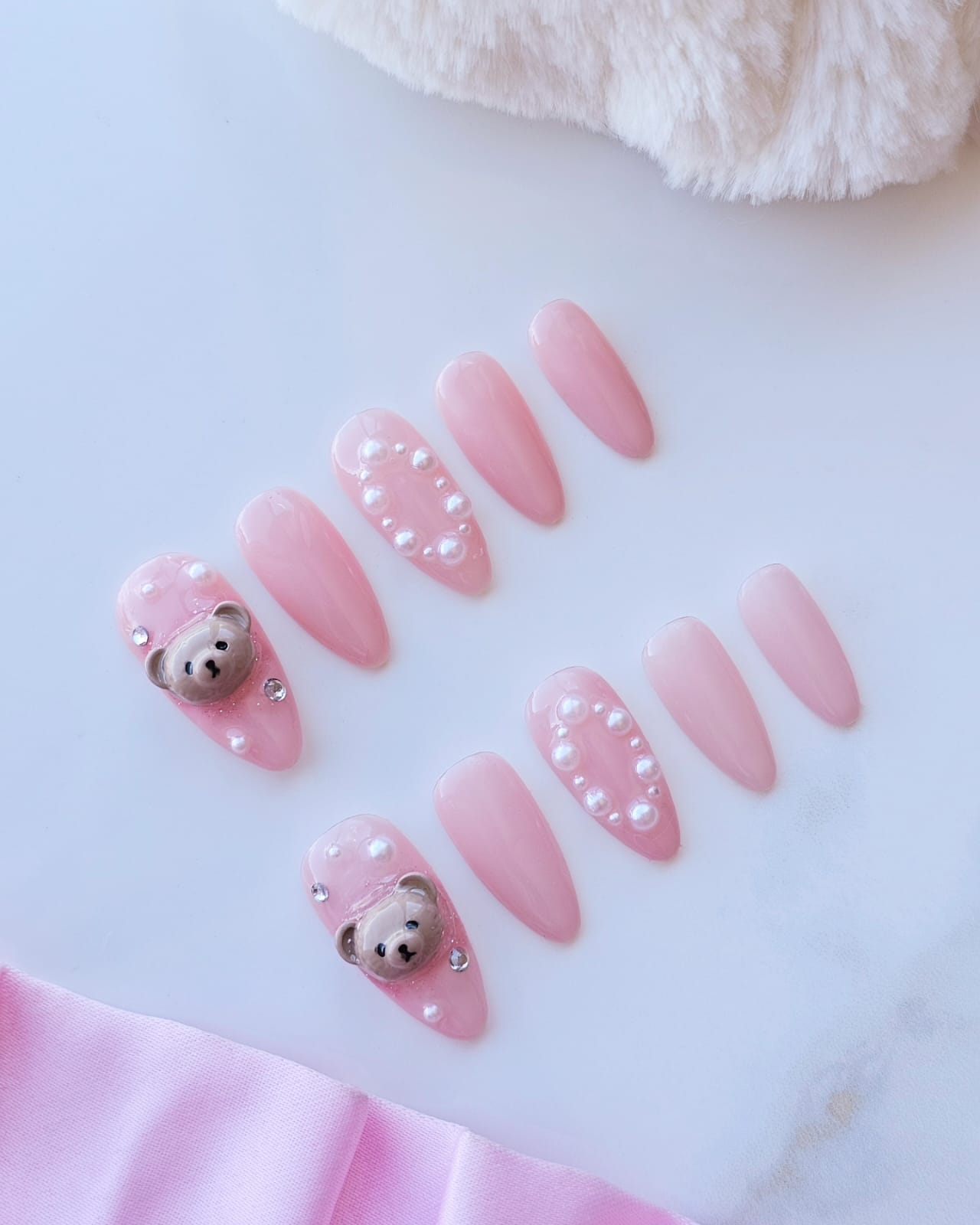 Teddy Bear Set - Press on Nails