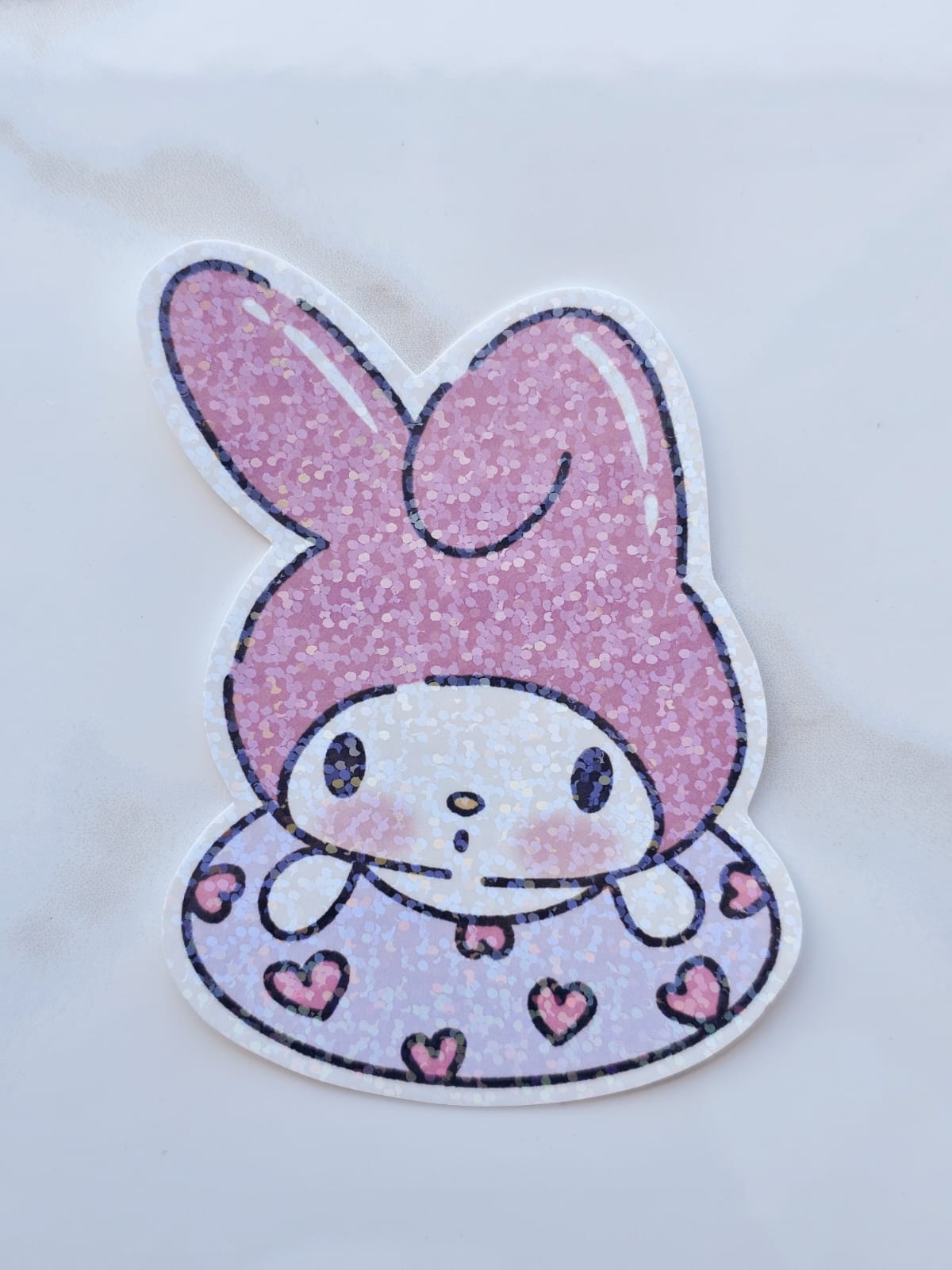 Kuromi & My Melody Pool Party Waterproof Stickers