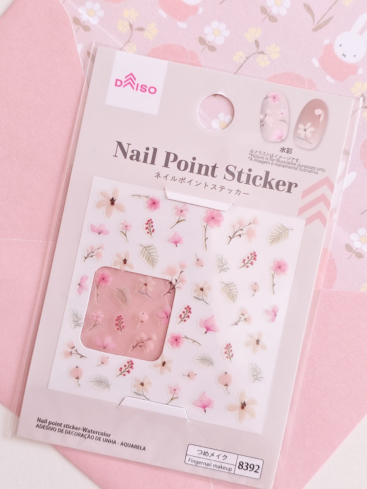 Flores Acuarela - Nail Stickers