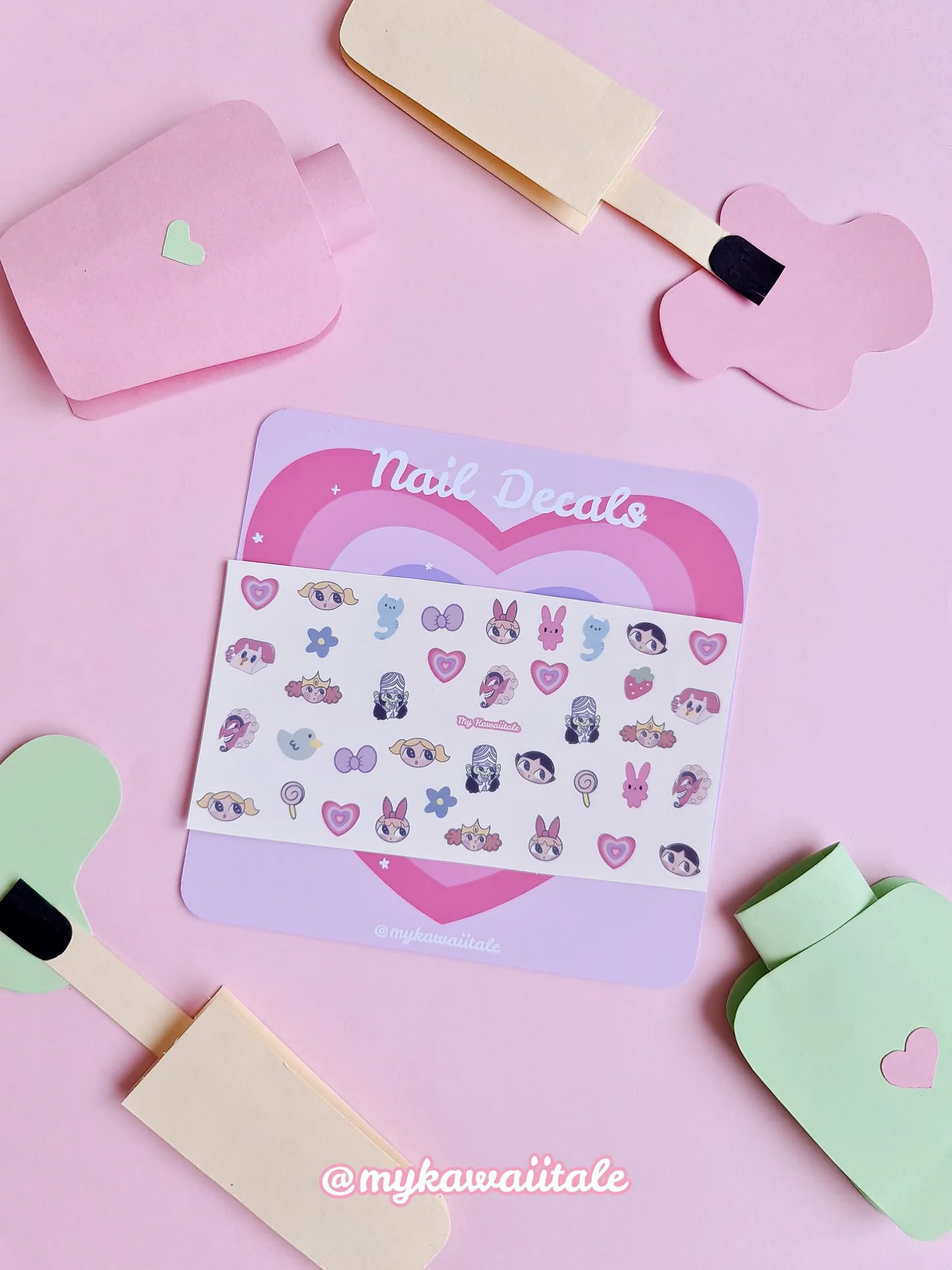 Chicas Super Poderosas Nail Decals - My Kawaiitale