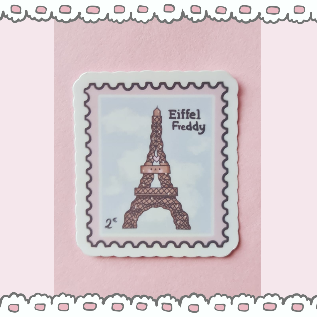 Estampilla Freddy Eiffel Sticker Waterproof