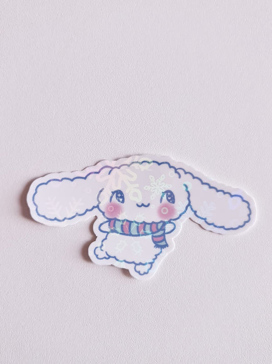 Winter Cinnamoroll Waterproof Sticker