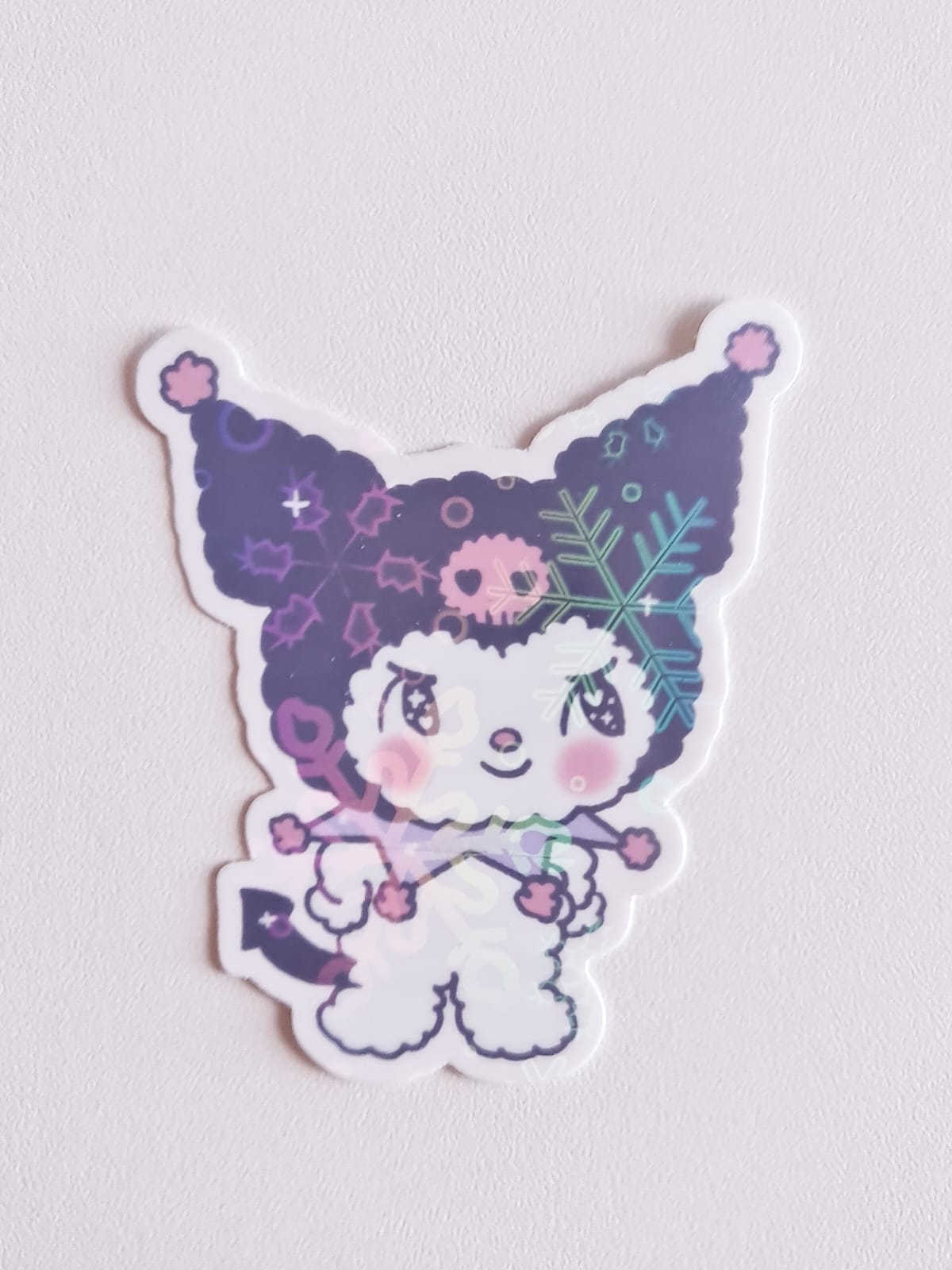 Winter Kuromi Waterproof Sticker